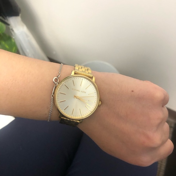 Michael Kors Gold Toned Watch with Crystals - Picture 11 of 15